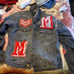 Carmar mountain lions oversized denim jacket